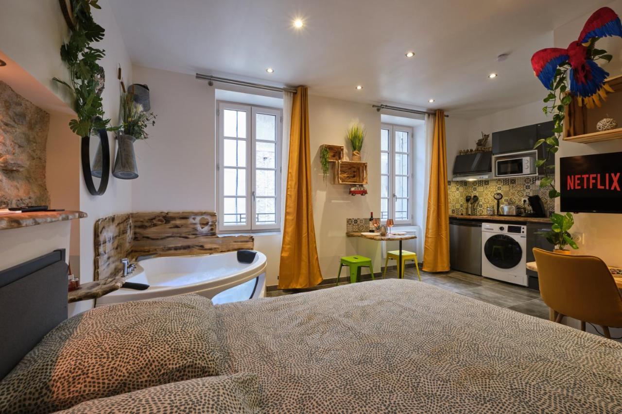 Place Carnot - Studio Tout Equipe Avec Jacuzzi Proche Toutes Commodites การ์กาซอน ภายนอก รูปภาพ